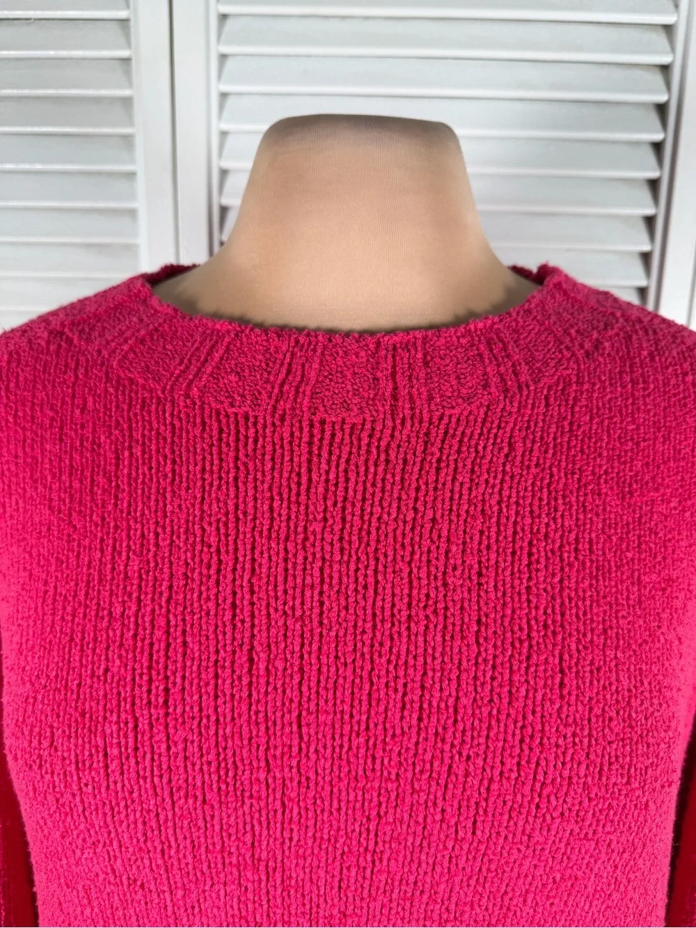 J.Crew Relaxed Crewneck Sweater 2X Pink Textured Boucle Knit NWT BX497